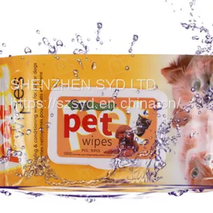 OEM Pet Wet Wipes for Cleaning Eyes Ears thumbnail-1