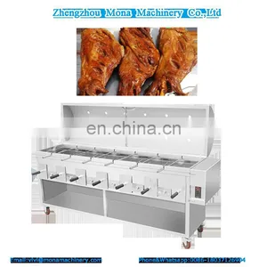 New Design Charcoal Barbecue Meat Roasting Machine for Rabbit/lamb/chicken/duck thumbnail-1
