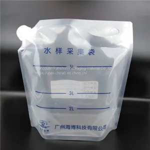 Made in China 5L Cow Milk PET Plastic Filling Bag/empty Stand up Large Spout Soft Composite Plastic Bag thumbnail-1