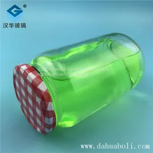 Wholesale 550ml Can Glass Bottle Manufacturer, Glass Pickle Bottle thumbnail-3
