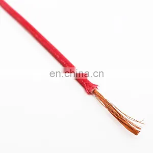 Multiple Specifications Braided Jacket Silicon Insulation High Temperature Cable thumbnail-1