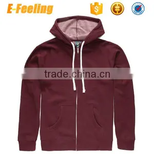 Wholesale Plain Zip Hoodies Zip Up Hoodies Plain Zip Hoodies thumbnail-2