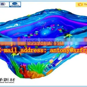 Kid Indoor Playground Entertainment Equipment Children Game Machine Child Amusement Rides Fiberglass Ocean Fishing Pond thumbnail-1
