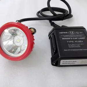 KL6Ex ATEX IP65 Rechargeable LED Corded Mining Cap Light thumbnail-1