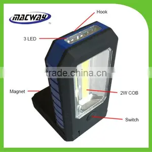 Portable Led Battery COB Work Light With Magnetic Base thumbnail-1