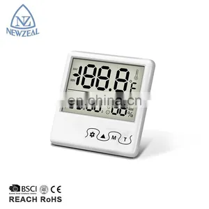 Indoor High Precision Digital Thermometer Hygrometer Wall Clock Thermometer thumbnail-1