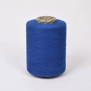 Regenerated Cotton Polyester Melange Colorful Polyester Yarn for Socks Knitting Ne16s thumbnail-1