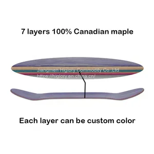 Blank Skateboard Decks Canadian Maple Skateboard Deck Skateboard Deck OEM thumbnail-3