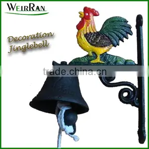 (1063) Wrought Iron Decorative Jingle Bell Metal Artware Animal Welcome Doorbell thumbnail-5