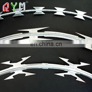 QYM High Quality Concertina Razor Wire Fence thumbnail-3