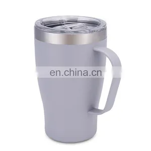 Wholesale BPA Free 20 oz Coffee Beer Mug Portable Tumbler Insulation Mug With Handle thumbnail-3