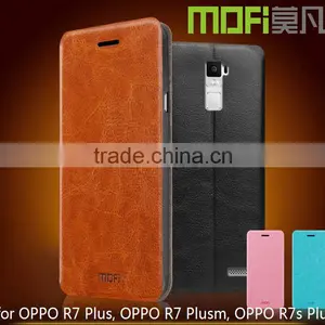 MOFi Flip Case Cover for OPPO R7 Plus, R7 Plusm, Leather Case for OPPO R7s Plus Back Cover thumbnail-1