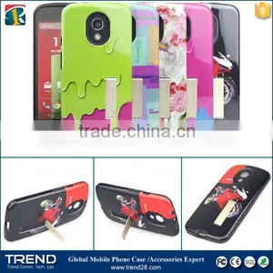 China Supplier Hybrid Combo Kickstand Phone Case for Moto G2 thumbnail-4