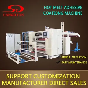 Hot Melt Adhesive Laminating Machine, Non-woven Fabric Laminating Machine, Protective Clothing Fabric Laminating Machine Width: H1800 thumbnail-1