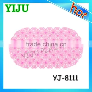 Plastic Pvc Bathroom Mat Flower Shapped Bath Mat thumbnail-1