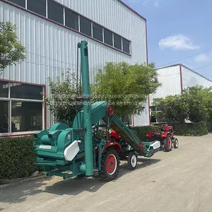 Self-propelled Corn Thresher Dry and Wet Dual-use Household Cobs Machine Without Peeling Automatic Feeding Corn Machine thumbnail-1