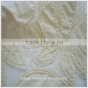 Applique Embroidery Cotton Fabric thumbnail-2