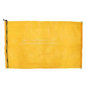 Customized Size PP Plastic Tubular Mesh Bag/Firewood Potatoes Onion Packing Sacks thumbnail-3