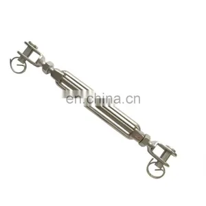 JRSGS Customized High Quality Rigging Hardware 304/316 Stainless Steel Turnbuckle European Type thumbnail-1