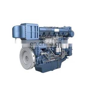 Hot Sale 456kw/1500rpm 6 Cylinders Weichai WHM6160C620-5 Marine Diesel Engine thumbnail-2