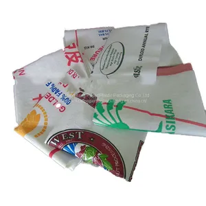 Export to Congo, Ghana, Mauritania, Laminated Plastic Woven Shopping Bag With Handle Colorful Polypropylene Woven Market Sacks thumbnail-2