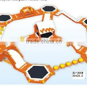 2015 Newest 0.9mm PVC Tarpaulin Colorful Inflatable Fun City Amusemet Park for Sea thumbnail-2