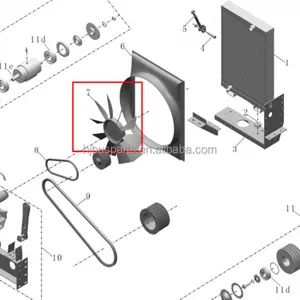 Chinese Bus Parts Buy Auto Spare Parts dc Fan 12v WST223-0002 12v dc Solar Fan for Sale thumbnail-6