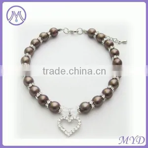 Customized Stainless Steel Chain With Crystal Bone Pet Necklace Jewelry thumbnail-6