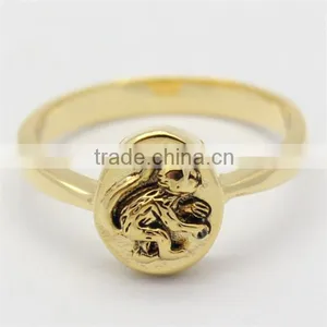Unisex Stainless Steel Monkey Shaped Ring thumbnail-1