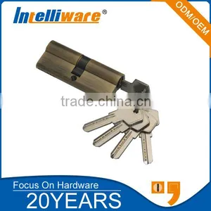 Solid Brass Double Wooden Door Lock Cylinder thumbnail-1