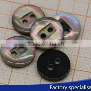 Bespoke Raw Brown Lip Shell Button for Coat thumbnail-2