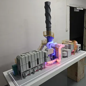 Customized Manufacturer of Sand Table Model for Exhaust Gas Treatment thumbnail-2