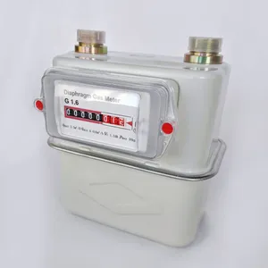 High Precision G4-G100 Aluminum/Steel Shell Diaphragm Membrane Gas Meter thumbnail-1
