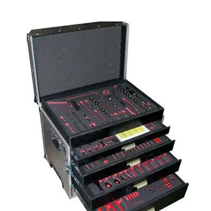 Professional Aluminum Tool Chest With Multi-Drawer Organization System and Mobile Workstation Design thumbnail-3
