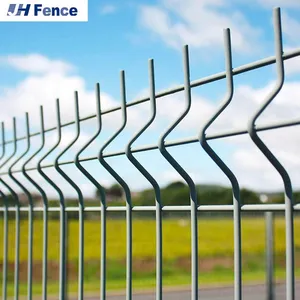 Customized 3D Panel Fence /China 3D Curved Welded Wire Mesh Fencing/3D V Profile Mesh Panels thumbnail-2