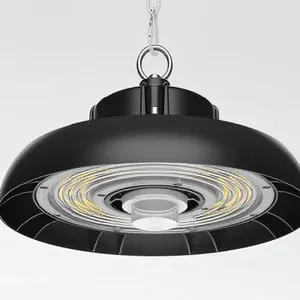 Light-controlled Sensing LED Mining Lamp UFO for Warehouse, Factory Building, Workshop Industrial Lighting, 150W, 100W Factory Lamp thumbnail-3