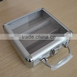 Aluminum Alloy Glass Top Display Presentation Case thumbnail-1