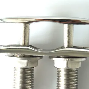 Factory 6 Inch Stainless Steel Pull up Cleat Deck Hidden Flush Mount Boat Marine Cleat thumbnail-3