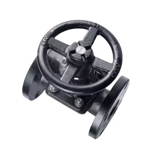 Diaphragm Valve PN10/PN16 Flange Ductile Iron Rubber Soft Seal Type Anti-Corrosion Manual Shutoff Valve Corrosion-resistant thumbnail-5