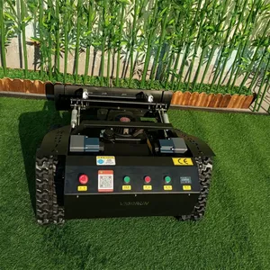 Gasoline Engine Single Cylinder Self Propelled All Terrain Lawn Cutting 600mm Remote Mower for Hills thumbnail-1