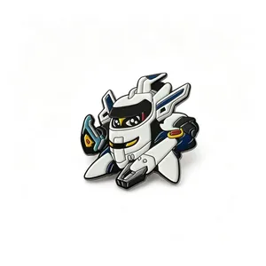 Hikarian Anime Metal Pin Badge, Factory Direct Custom Baked Paint Lapel Pin Brooch, Customized With Your Own Design thumbnail-1