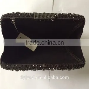Crystal Satin Evening Bag, New Design Clutch Handbag thumbnail-4