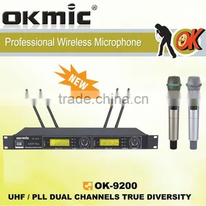 OK-9200 Dual Channels/UHF PLL 32/96 ,True Diversity thumbnail-1