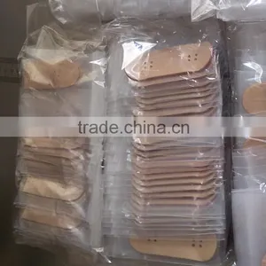 Wholesale 9colors Canadian Maple Wood Deck100x30/100*32mm Wooden Fingerboard Deck Custom Skateboard Deck Blank Skateboard Decks thumbnail-1