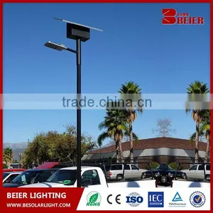 Beier Hot Sale Led Solar Street Light Lamp 90w 100w 120w Solar Outdoor Light With Pole thumbnail-1