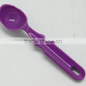 COLORFUL SIMPLE PLASTIC PS ICE CREAM SPOON FOR SUPERMARKET thumbnail-1