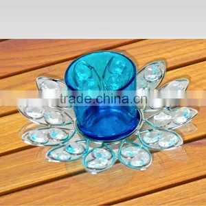 Crystal Square Votive Holder thumbnail-1
