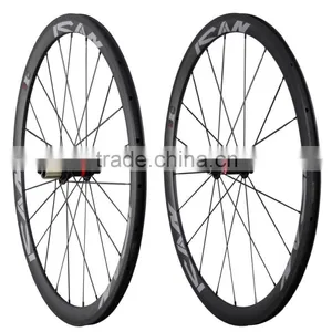 38mm Carbon Wheelset 700C Carbon Road Bike Clincher Wheelset With Novatec Hubs thumbnail-1