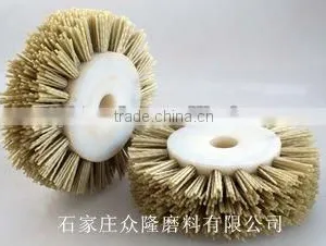 Wheel Brush,abrasive Nylon Stapled Set Wheel Brush thumbnail-1