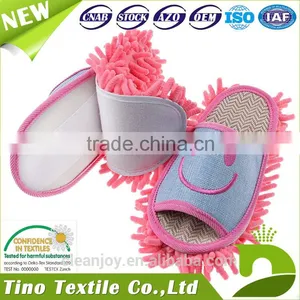 Detachable Microfiber Mop Slipper Customized Washable Cleaning Dusting Slippers thumbnail-6